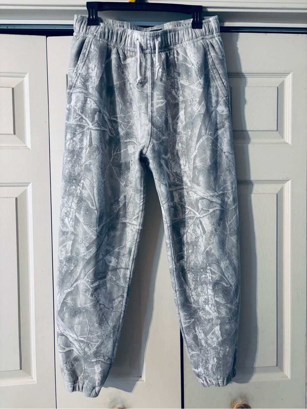 Abercrombie & Fitch Men's Grey Camo Jogger Sweatpants Size Medium